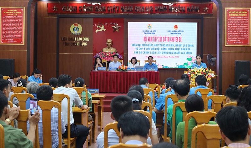 Những trăn trở của NLĐ Quảng Bình được Đoàn Đại biểu Quốc hội tiếp thu, nghiên cứu