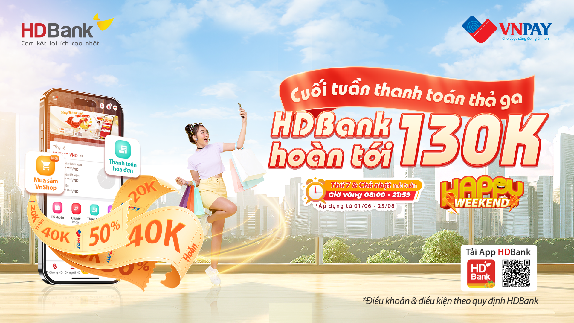HDBank có chương trình “Happy Weekend 2024” 