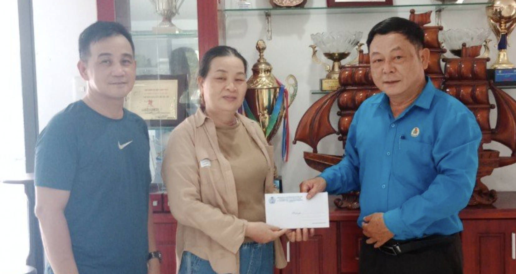 Nguyễn Thị Hoa đoàn viên CĐCS DNTN Thắng Lợi