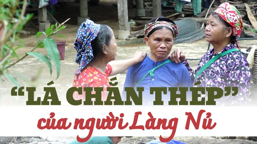 "Lá chắn thép" của người Làng Nủ